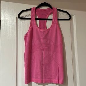 Bright Pink Lululemon Racerback Tank Size 6